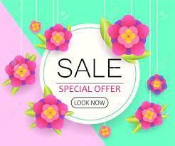 Maybe you would like to learn more about one of these? Sale Banner With Flowers Big Sale Special Offer Poster For Website Online Market Store Vector Illustration Royalty Free Cliparts Vectors And Stock Illustration Image 96069880