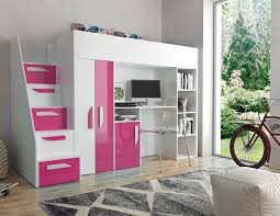 Kinderhochbett Sunrise Kinder Hochbett Mit Schrank Treppe Und Schreibtisch Hochbett Mit Schreibtisch Kinderhochbett Mit Schrank Loft Betten
