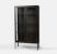 Black Glass Cabinet