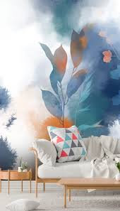 Deep Ambience Wall Mural By Katy Clemmans Wallsauce Nz Wall Paint Patterns Wall Murals Mural