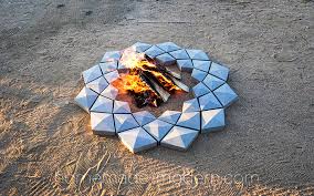Miso modern fire pit is a natural gas or propane outdoor fire bowl in hand cast concrete. How To Make A Concrete Fire Pit Using Silicone Molds Of 3d Printed Blocks