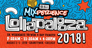 Mixperience Lollapalooza 101 9fm The Mix Wtmx Chicago