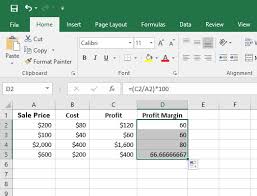The person creating the production cost calculation, therefore, has to decide whether these costs are already accounted for or if they must be a part of the overall calculation of production costs. How To Calculate Profit Margin In Excel Profit Margin Formula In Excel