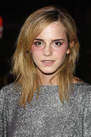 Emma Watson Shoulder Length Hair With Side Fringe Emma Watson Hair Beauty Hair Styles