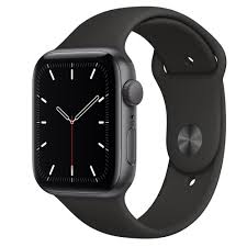 Apple watches are sold in several case sizes depending on the watch design and which series it is, and the case size determines the size of the band. Apple Watch Se Gps 44mm Space Gray Aluminum Case With Black Sport Band Regular Apple