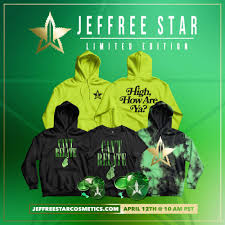 I have researched as much as i can and jeffree star has never came out as transgender and still identifies as a male. Jeffree Star On Twitter High How Are Ya New Jeffreestarcosmetics Merch Green Grinders Launching Apr 12th