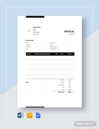 If you find a printable bill tracker online and it doesn't work for you, try customizing it or making your own template. 12 Medical Invoice Template Free Word Excel Pdf Format Download Free Premium Templates
