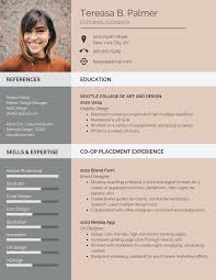 Resume template is essential to enumerate the qualifications and the experience of the candidates. Beige Editorial Designer Student Resume Template