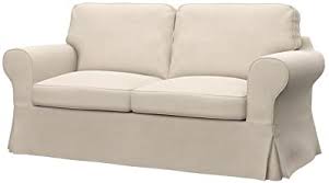 Ecktrop 2er sitz schlafsofa ikea in nord hamburg uhlenhorst. Amazon De Soferia Ersatzbezug Fur Ikea Ektorp 2er Sofa Stoff Elegance Creme Ecru