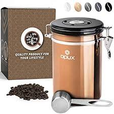 Whole coffee beans retain their flavor much. Amazon Com Opux Coffee Canister Stainless Steel Airtight Coffee Container With Scoop Coffee Storage For Coffee Coffee Canister Coffee Storage Coffee Jars