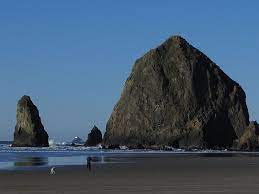 This Is Haystack Rock And The Needles Canon Beach Oregon At The End Of The Movie Goonies The Pirate Sh Cannon Beach Cannon Beach Oregon Best Family Beaches