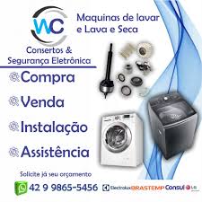 WC Consertos - Máquinas de Lavar e Segurança Eletrônica