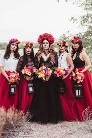 Spooktacular Day Of The Dead Wedding Inspiration Bespoke Bride Wedding Blog Sugar Skull Costume Dead Bride Sugar Skull Wedding