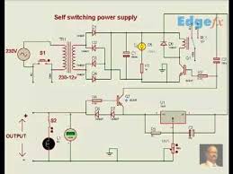 This stage consists of a 240v/18v, step down transformer. Free Circuit Diagrams Self Switching Power Supply Youtube