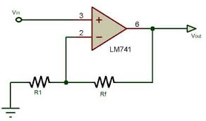 Op Amp As Non Inverting Amplifier Amp Amplifier Dc Couples