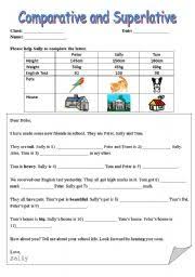 They are full of picture clues that make it easier and more fun to learn. Comparative And Superlative Exercise Esl Worksheet By Myfan