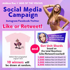 FFBE WAR OF THE VISIONS (EN) on X: ／ ✨We are holding a campaign to  celebrate our collaboration with Addison Rae!✨ \＼ How to join: Just press  the like button or retweet
