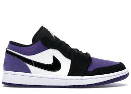 Air Jordan 1 Low Black White Cactus Flower Jordan 1 Low Court Purple In 2020 Jordan 1 Low Jordan 1 Purple Shoes