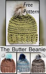 Free Crochet Beanie Pattern With Chunky 6 Buttercream Alpaca Yarn The Butter Beanie The Burgun Crochet Hat Pattern Chunky Yarn Crochet Chunky Crochet Hat
