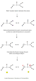 Rules For Writing Lewis Electron Resonance Structures Formamidine Molecular Geometry Lewis Writing