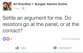 But like most folks, you or, just as maddening, the alarm goes off loudly for no apparent reason. Where Do End Of Line Resistors Go