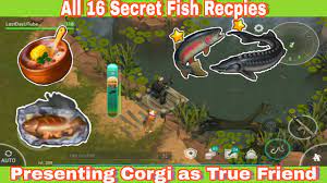 All 16 Fish Recipes Trout Corgi As True Friend Last Day On Earth Survival 1 16 4 Youtube