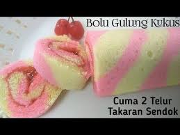 Bolu pandan kukus cuma 4 bahan tanpa pengembang takaran sendok. Bolu Gulung Kukus 2 Telur Takaran Sendok Ekonomis Enak Dan Lembut Youtube Bolu Gulung Bolu Gula Pasir