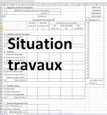 Exemples De Modeles De Situation Travaux En Format Excel How To Plan Word Doc Modern Architecture Building