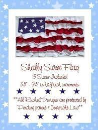 Ith Shabby Sweet Ruched 4th Of July Flag Instant Download Etsy Machine Embroidery Machine Embroidery Designs Embroidery Designs