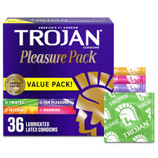 Buy Trojan Condom Pleasure Pack Lubricated, 36 Count Online at Low Prices  in India - Amazon.in