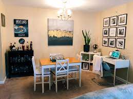To organize a small dining room. Medical Student S Dining Room Small Study Space Home Decor Room