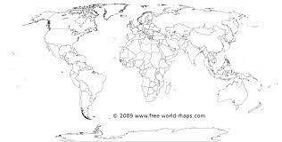 Empty World Map Printable Printable White-Transparent Political Blank World Map C3 | Free World Maps