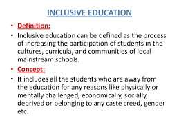 Concept Of Integrated Education