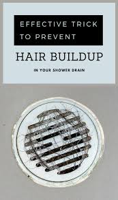 Effective Trick To Prevent Hair Buildup In Your Shower Drain Shower Drain Shower Cleaner Hair Buildup