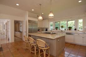 Great Modern Kitchen With Kitchen Island Simple Granite Counters In Weston Ct Kitchen Inspiration Design Brown Tile Floor Kitchen Terracotta Tiles Kitchen