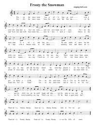 Frosty The Snowman Free Christmas Carols Karaoke Christmas Sheet Music Trumpet Sheet Music Christmas Songs Lyrics