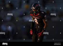 St. Francis' Aakeem Snell plays during an NCAA football game