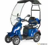 Veleco FASTER - mobility scooter with roof » Lauftech Elektrische  Mobilitätsroller » Disability scooter with a canopy