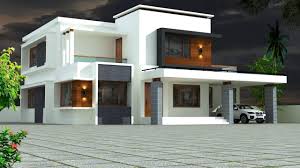 Duplex White Colour Modern Home Design Kerala House Design House Designs Exterior House Styles