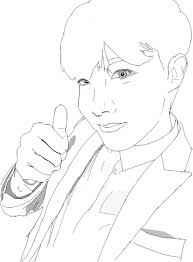 Kpop coloring pages at getdrawings com free for personal. Bts Coloring Pages Print Members Of A Popular Korean Group