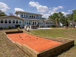 A material that allows the balls to roll fast and track straight while absorbing bounce with minimal surface displacement. How To Build A Bocce Ball Court How Tos Diy
