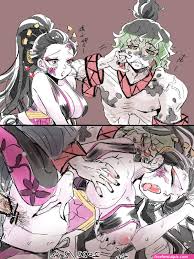 demon slayer daki x gyutaro hentai - Free Hentai Pic