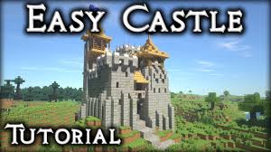 If you have limited minecrafting time and resources like blueprints, you could always start with a small but unique castle. Minecraft Tutorial How To Make A Castle 25x25 Youtube