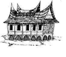 21 gambar rumah gadang gambar sketsa kartun. Tren Gaya 33 Gambar Hitam Putih Rumah Gadang Pemandangan Pantai