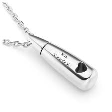 Would having an urn with ashes at home bring a constant sense of loss or uneasiness? Personalized Teardrop Urn Necklace For Ashes Keepsake Jovivi