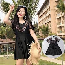 新款休闲泳装加肥大码游泳衣女胖mm200斤遮肚宽松连体保守防走光 fashion dresses halter dress