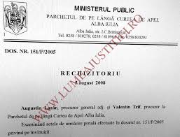 Desființarea ordonanței emise de parchetul de pe lângă curtea de apel alba miercuri, 22 iunie 2011, parchetul de pe langa inalta curte de casatie si justitie a facut public faptul ca parchetul de. Lazarica Devastat In Dosarul Vietii Motivare Umilitoare A Curtii De Apel Alba Iulia In Dosarul Aurul Dacic Instrumentat De Procurorii Augustin Lazar Si Valentin Trif Probatoriu Insuficient Prezumtia De Nevinovatie Nu