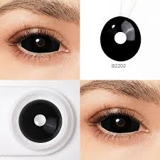 Image result for black sclera contacts