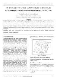 Pdf An Innovative Way For Computerized Smith Chart