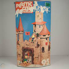 Melors non smell castle eva wooden block large eva foam wooden grain building blocks/kids building blocks manufacturer in china. Vintage Italocremona Plastic City Historic Medieval Castle Building Block Set 1728123153